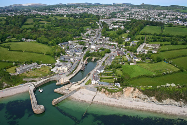 Charlestown Harbour aerial view Barry Gamble
